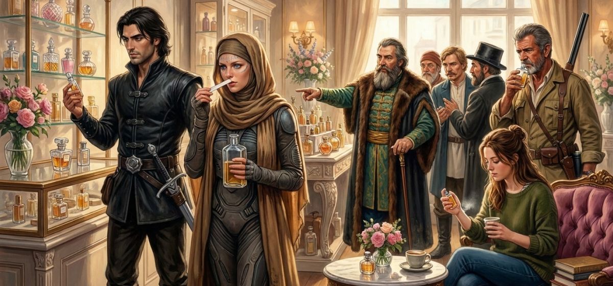 Бензин, шуба и трава: чем пахнут герои книг